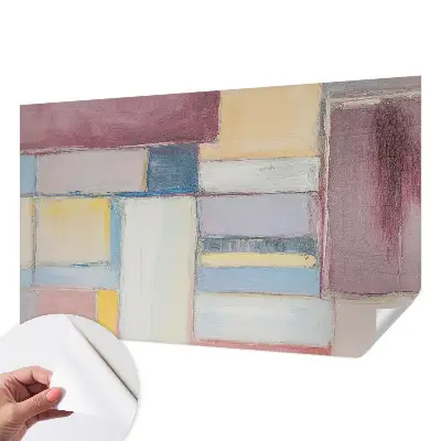 Papier peint photo sur tissu non tissé formes géométriques