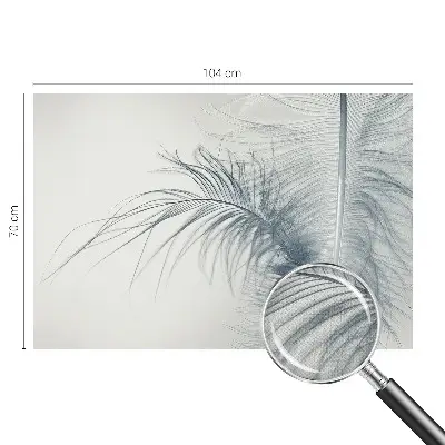 Papier peint photographique intissé Plume délicate