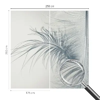 Papier peint photographique intissé Plume délicate
