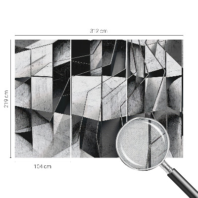 Papier peint chambre parentale Geometrická abstrakcia