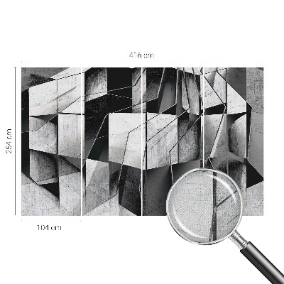 Papier peint chambre parentale Geometrická abstrakcia