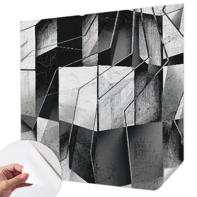 Papier peint photo imprimé sur tissu non tissé Abstraction géométrique