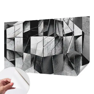 Papier peint photo imprimé sur tissu non tissé Abstraction géométrique