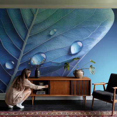 Papier peint chambre ado Modrý list