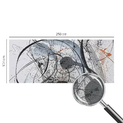 Papier peint photo sur tissu non tissé Abstraction expressive