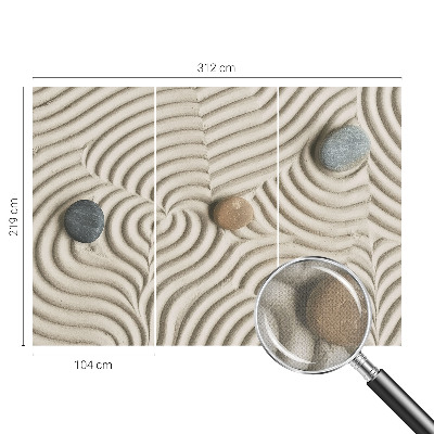 Papier peint tendance chambre adulte Harmonické vlny