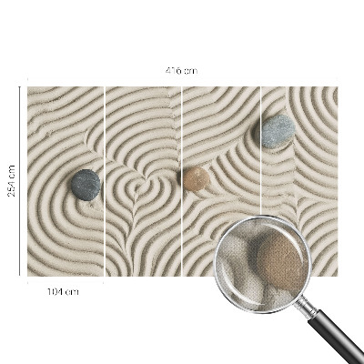 Papier peint tendance chambre adulte Harmonické vlny