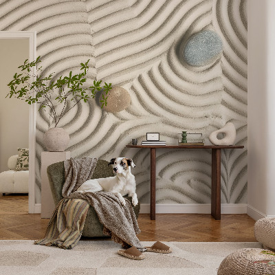 Papier peint tendance chambre adulte Harmonické vlny