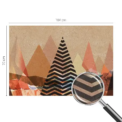 Papier peint photo grand format pour le mur paysage abstrait