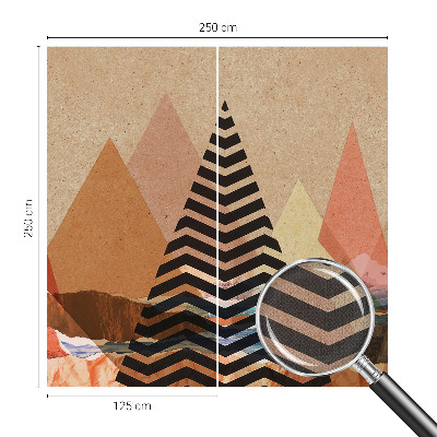 Papier peint panoramique adhésif Abstraktná krajina