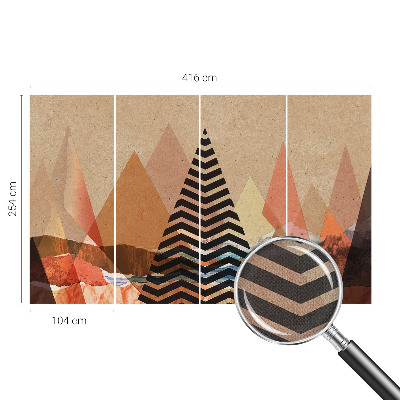 Papier peint panoramique adhésif Abstraktná krajina