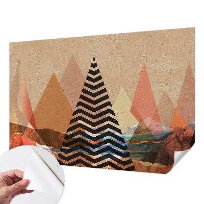 Papier peint panoramique adhésif Abstraktná krajina