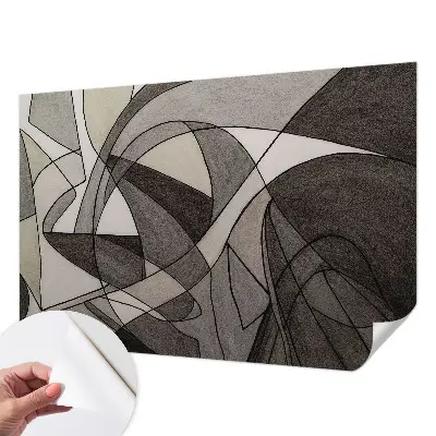 Papier peint photo imprimé sur tissu non tissé Abstraction géométrique
