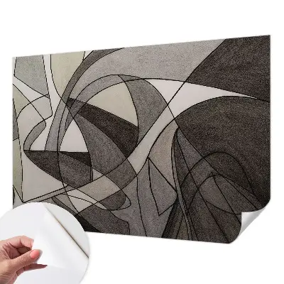 Papier peint photo imprimé sur tissu non tissé Abstraction géométrique