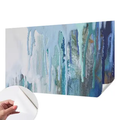 Papier peint photographique sur tissu non tissé Cascades bleues
