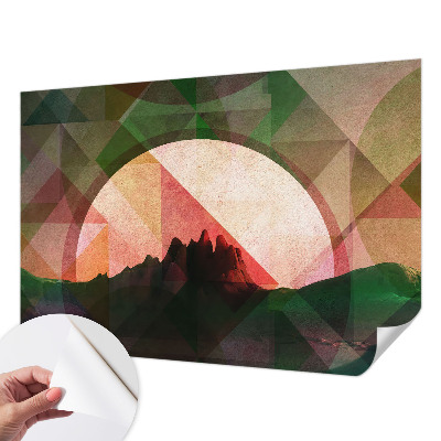 Papier peint tête de lit chambre adulte Malebné kopce