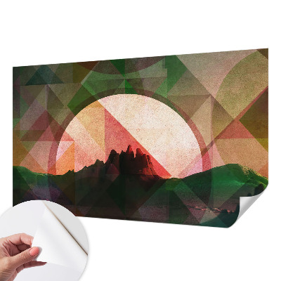 Papier peint tête de lit chambre adulte Malebné kopce