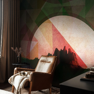 Papier peint tête de lit chambre adulte Malebné kopce