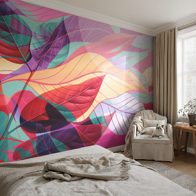 Papier peint tendance chambre adulte Abstraktné listy