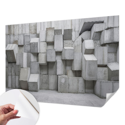 Papier peint panoramique pas cher Betónové bloky