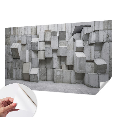 Papier peint panoramique pas cher Betónové bloky