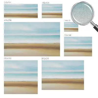 Papier peint photographique sur tissu non tissé paysage marin