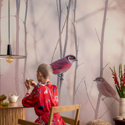 Papier peint décoratif salon Vtáčí pár