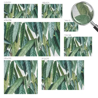 Papier peint photo grand format pour le mur Feuilles naturelles