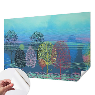 Papier peint chambre garçon Farebná harmónia