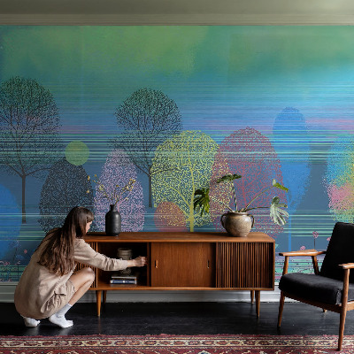 Papier peint chambre garçon Farebná harmónia