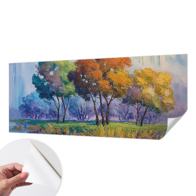 Papier peint panoramique pas cher Abstrakcia stromu