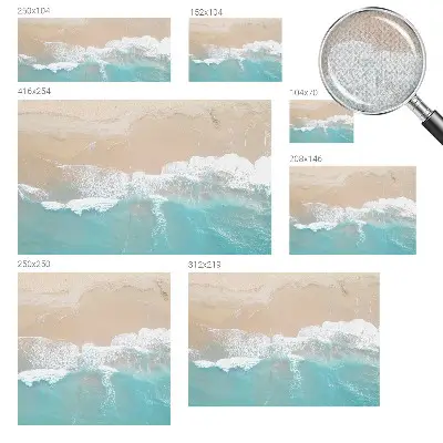 Papier peint photographique intissé Vagues rugissantes