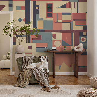 Déco papier peint salon Abstraktná kompozícia