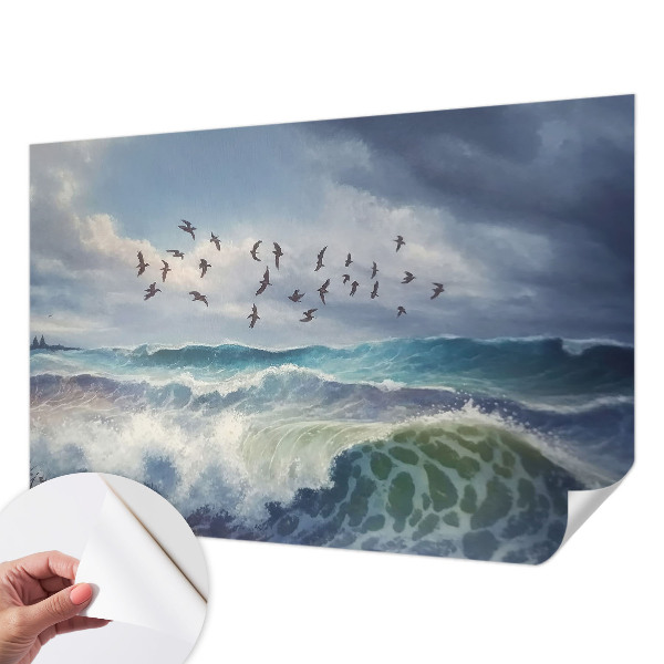 Papier peint panoramique pas cher Morské vlny