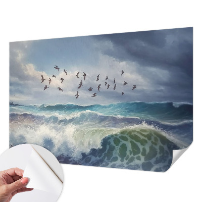 Papier peint panoramique pas cher Morské vlny