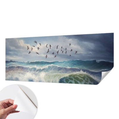 Papier peint panoramique pas cher Morské vlny