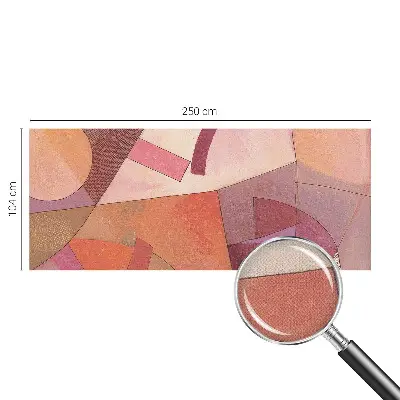 Papier peint photo grand format pour le mur formes colorées