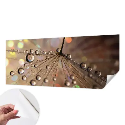 Papier peint photo sur tissu non tissé Gouttes de perle