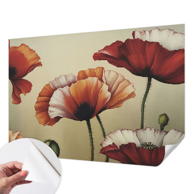 Papier peint chambre ado Radostné vlčie maky