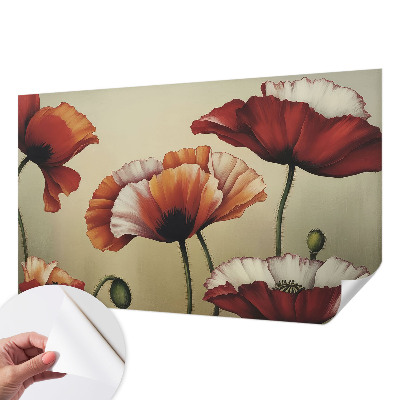 Papier peint chambre ado Radostné vlčie maky