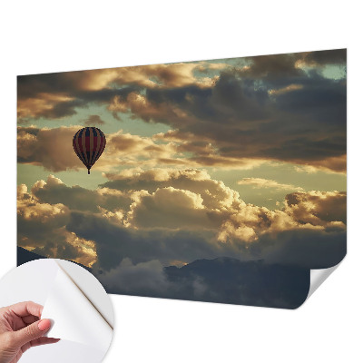 Papier peint tête de lit chambre adulte Balón v oblakoch