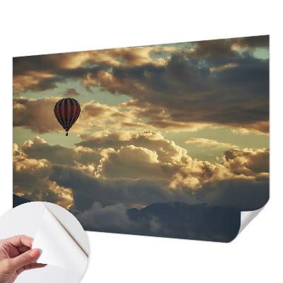 Papier peint tête de lit chambre adulte Balón v oblakoch