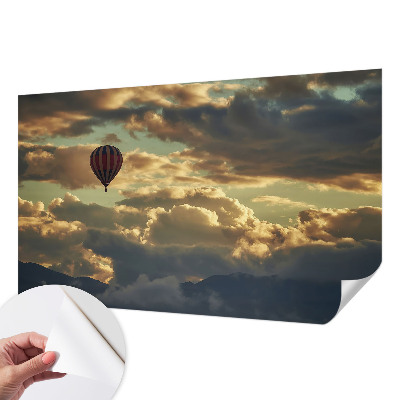 Papier peint tête de lit chambre adulte Balón v oblakoch
