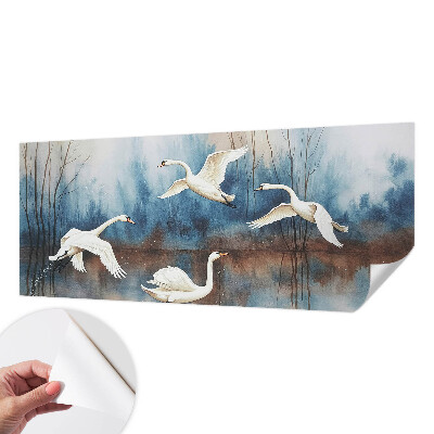 Déco papier peint salon Vtáky za letu