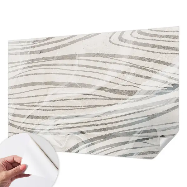 Papier peint intissé imprimé Lignes ondulées