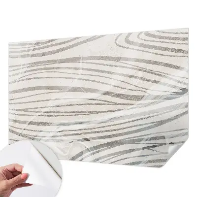 Papier peint intissé imprimé Lignes ondulées