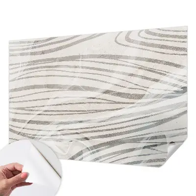 Papier peint intissé imprimé Lignes ondulées