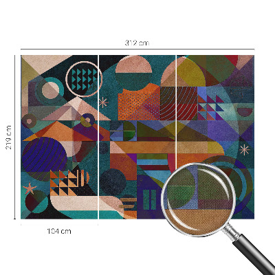 Papier peint adhésif Geometrické umenie