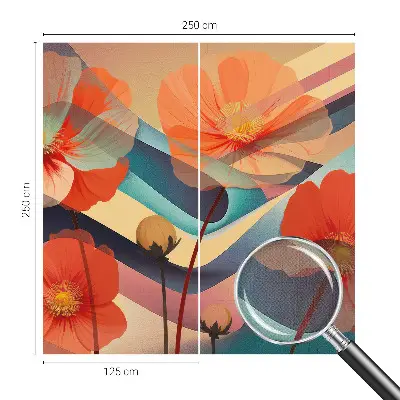 Papier peint photo grand format pour le mur Fleurs des sens