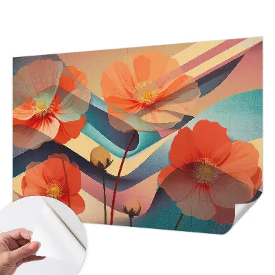 Papier peint photo grand format pour le mur Fleurs des sens